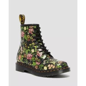 Dr. Martens 1460 Floral Bloom Leather Lace Up Boot - 9